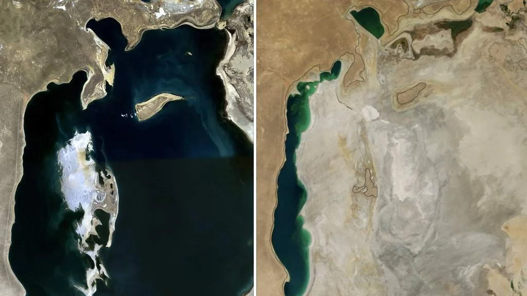 Aral Sea - NASA images